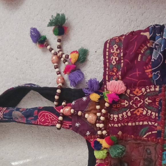 Multicolored Beach Bag - Picture 2 of 5